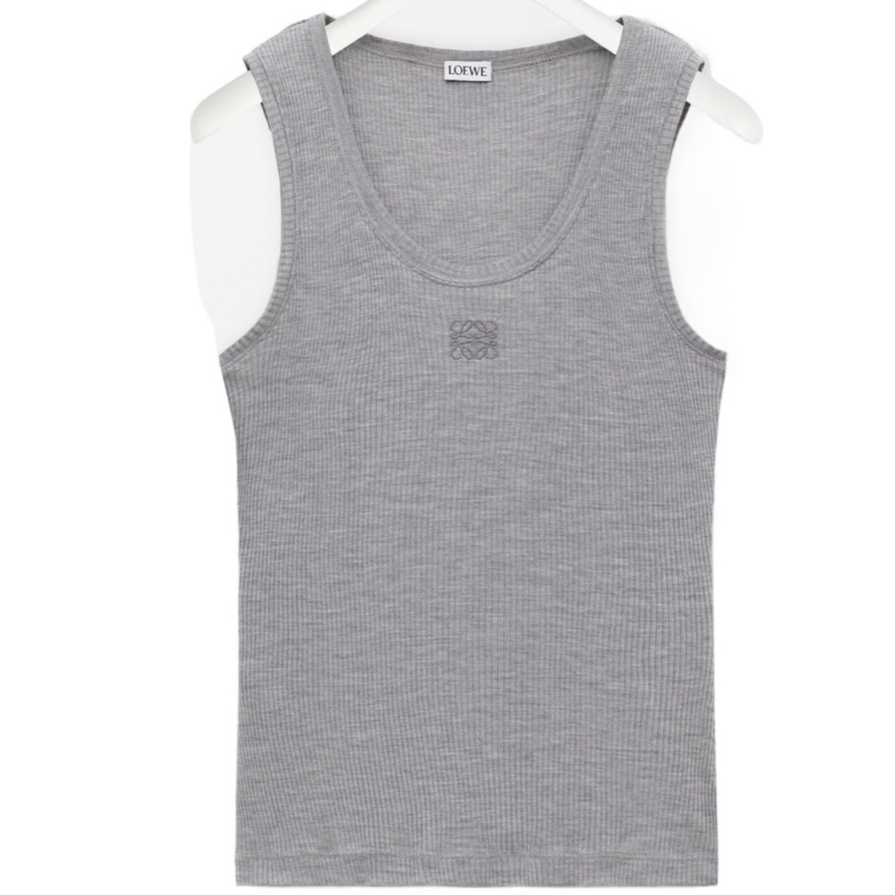 Loewe silk gray tank